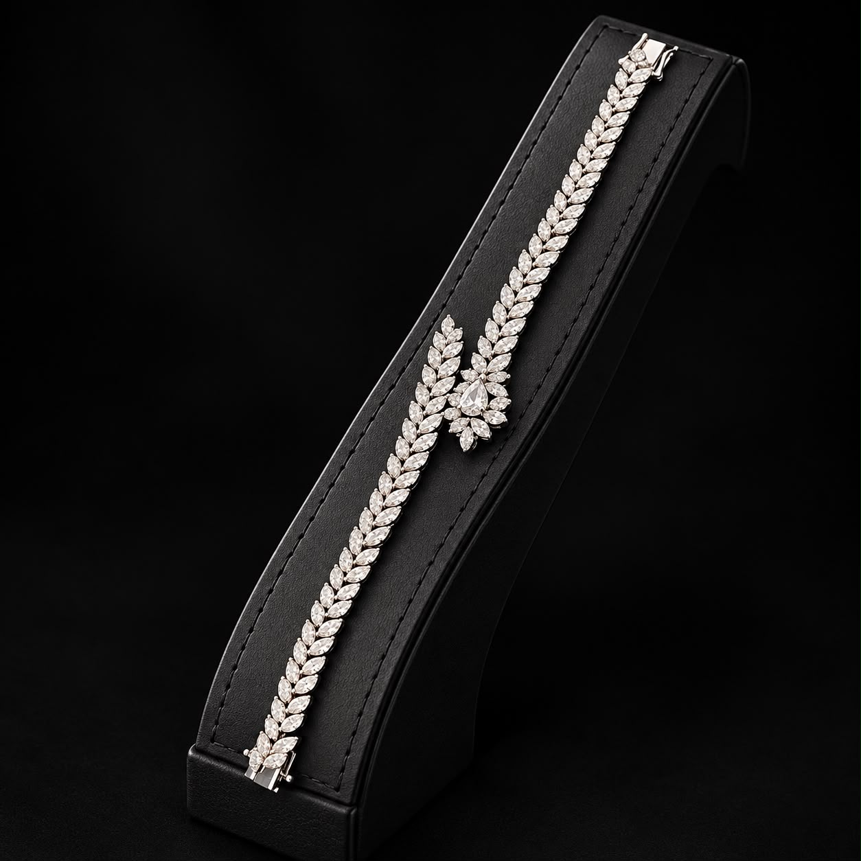 Blossom Vine Zircon Choker Set 4